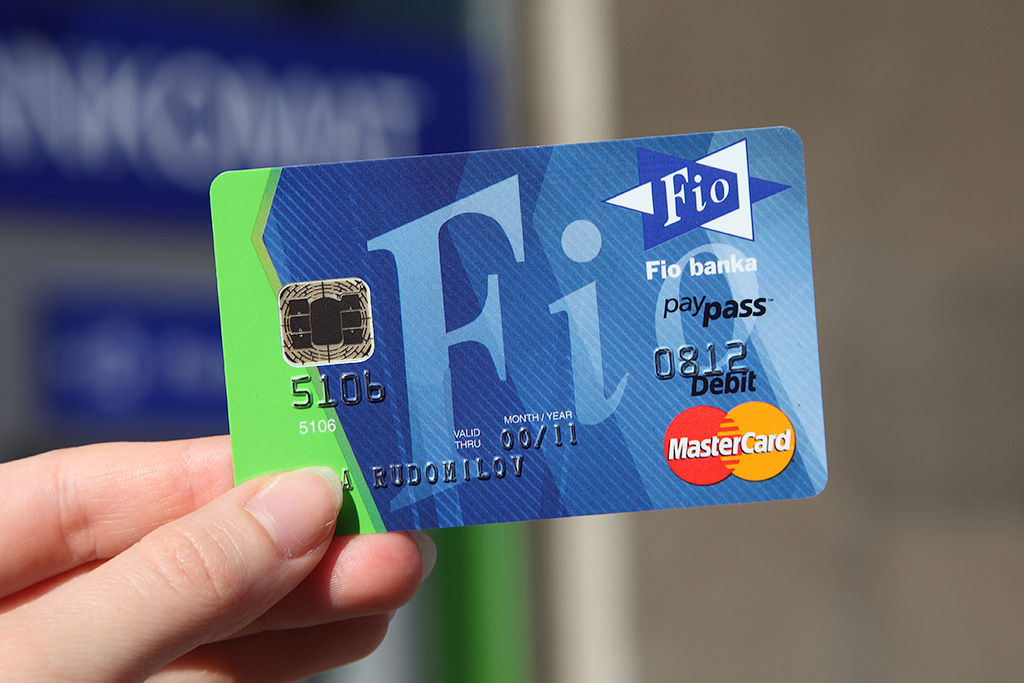 Карта Mastercard Fio banka / Karta Mastercard Fio banky