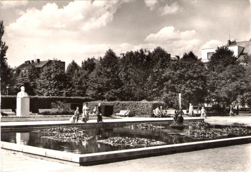 Парк в Подебрадах (ок. 1960 года) / Park v Poděbradech (cca 1960)