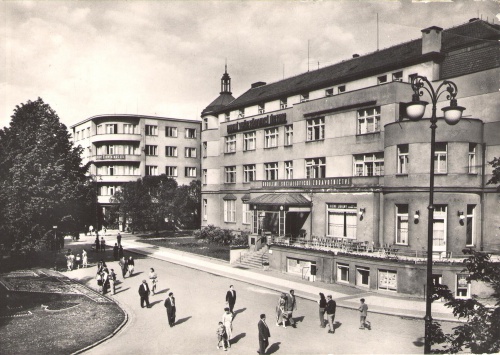 Парк в Подебрадах (ок. 1960 года) / Park v Poděbradech (cca 1960)