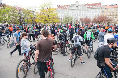 Большой весенний велопробег в Праге 2015 / Velká jarní cyklojízda 2015