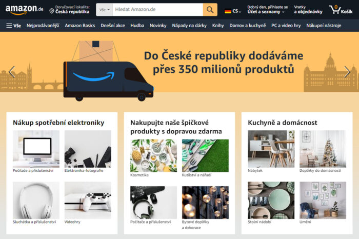 Немецкий Amazon - находка для чешского шопоголика