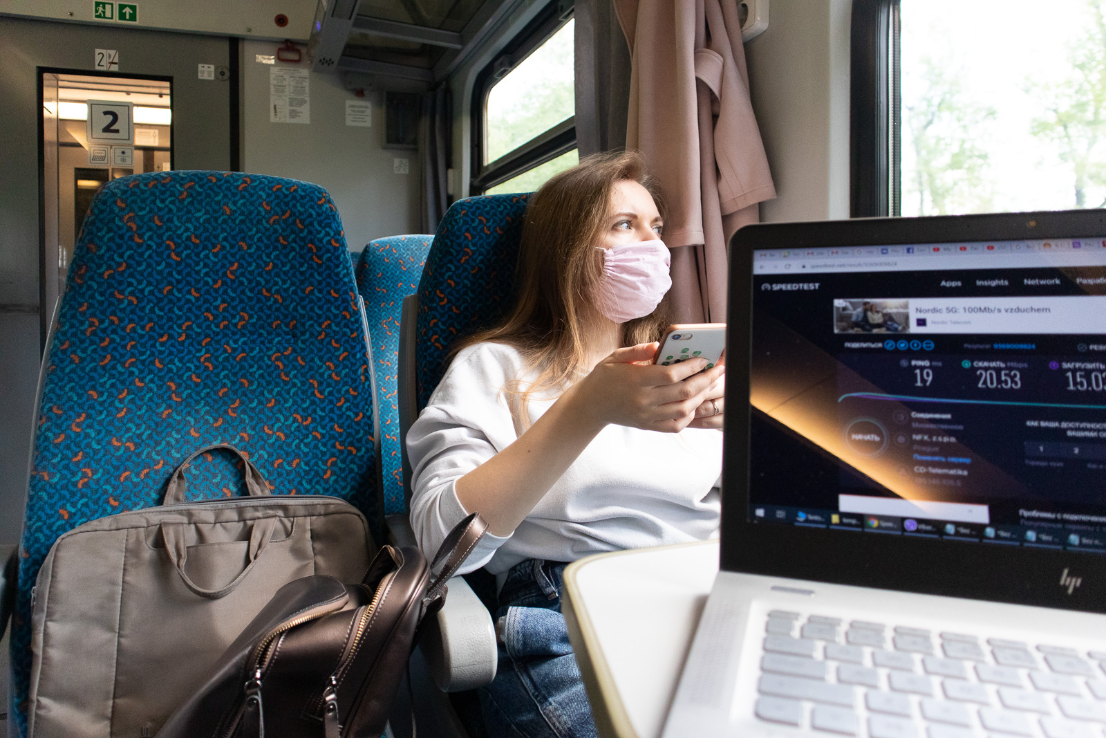 В скорых поездах Прага-Подебрады появился Wi-Fi